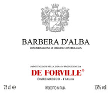 De Forville Barbera d’Alba, 2020