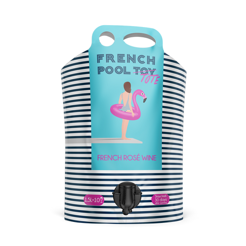 French Pool Tote ROSE (1.5 Liter)