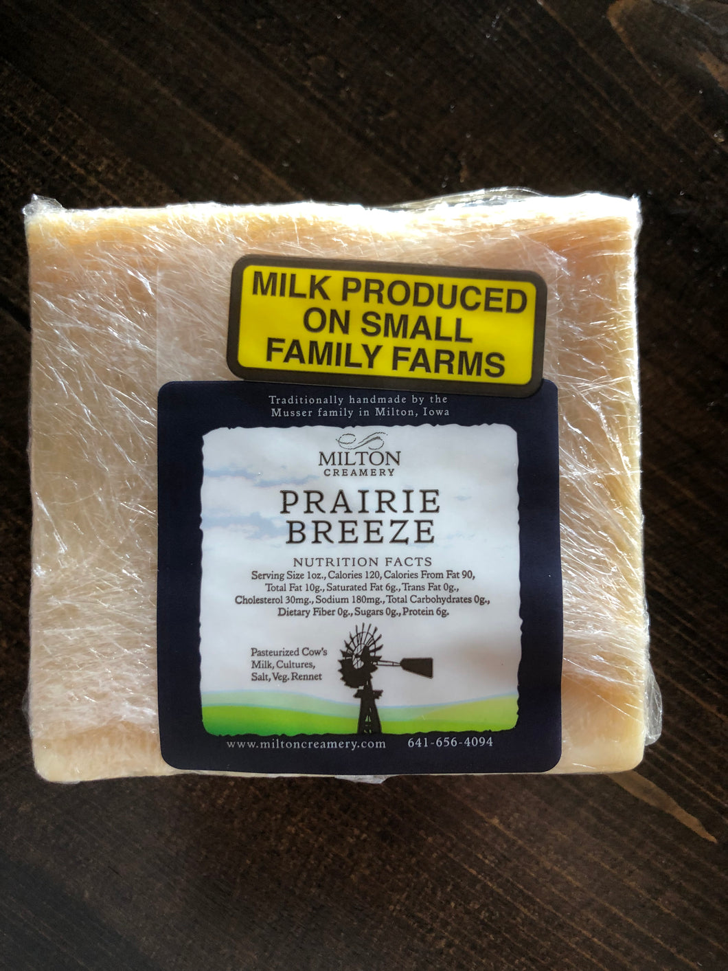 Prairie Breeze White Cheddar, 8 oz.