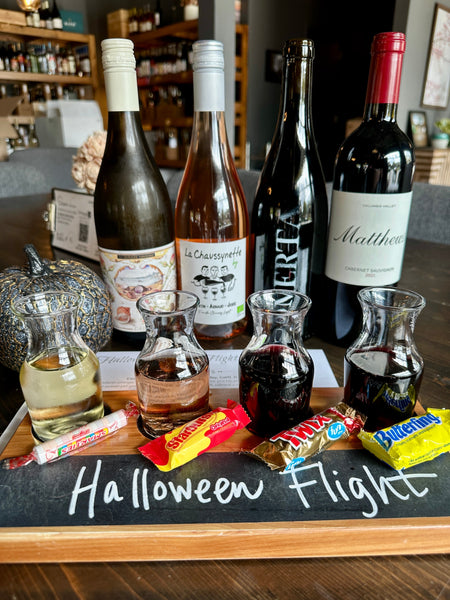 Halloween Candy + Wine Flight 2025
