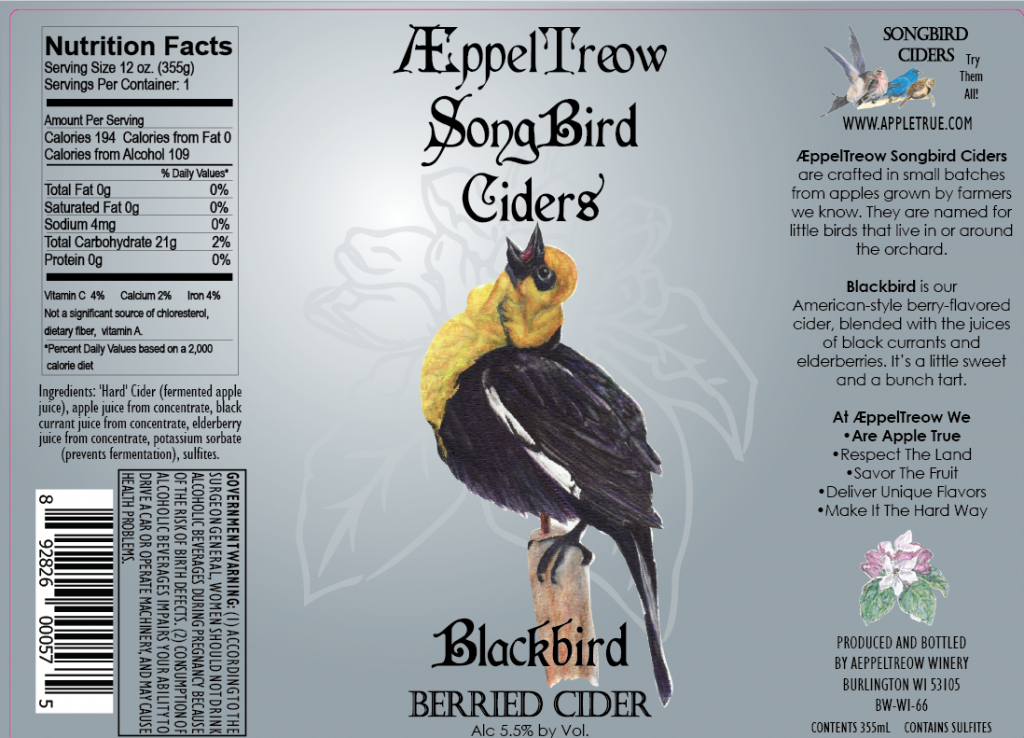 AEppel Treow Blackbird Berried