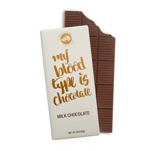 my blood type is chocolate | Milk Chocolate