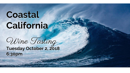 Coastal California Wine Tasting 10.02.18