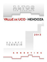 Altos las Hormigas Malbec Terroir Valle de Uco, 2020