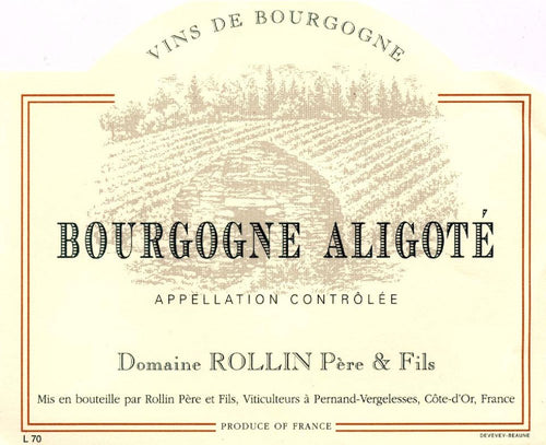 Domaine Rollin Pere & Fils Bourgogne Aligoté, 2017