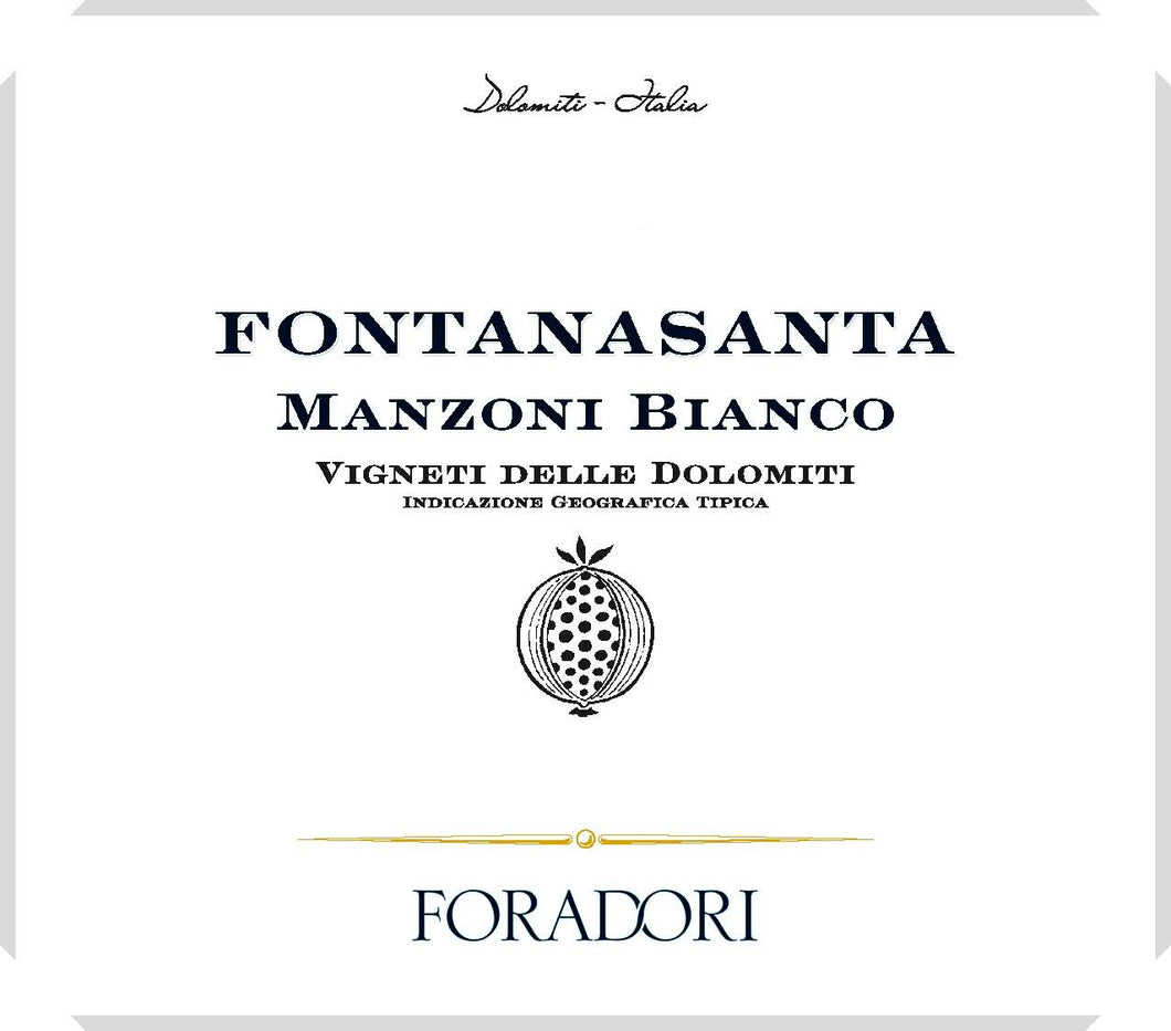 Foradori Manzoni Bianco “Fontanasanta”, 2017