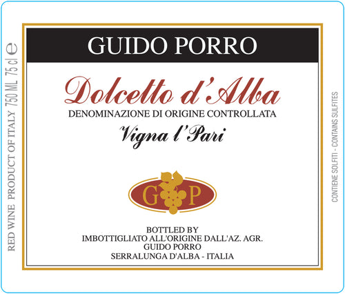 Guido Porro Dolcetto d'Alba