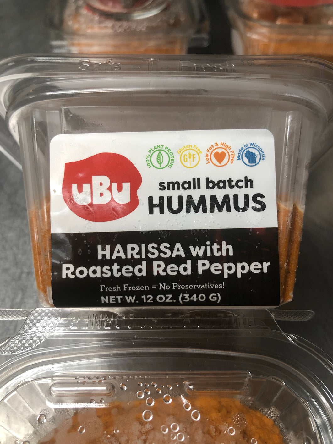 uBu Foods Hummus, 12 oz.