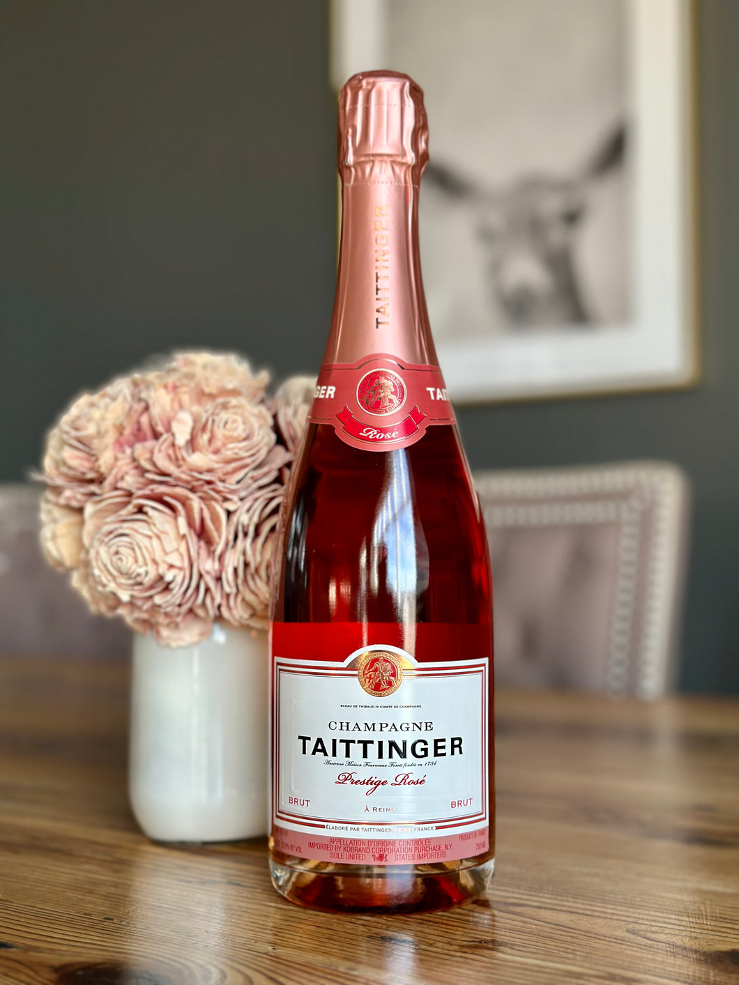 Champagne Taittinger Prestige Rosé Brut, NV – Vintage 38 Champagne Taittinger Prestige Rosé Brut, NV – Vintage 38