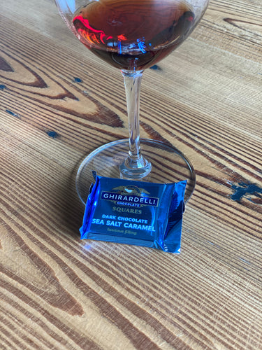 Ghiradelli Dark Chocolate Sea Salt Caramel Square