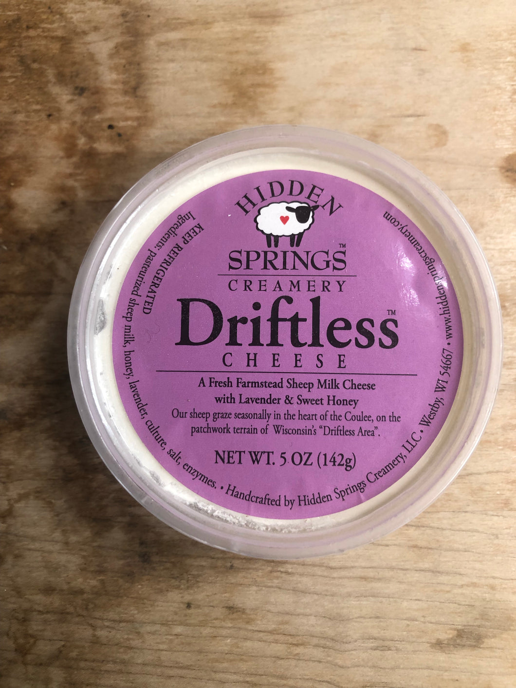 Hidden Springs Driftless Lavender + Honey, 5 oz.