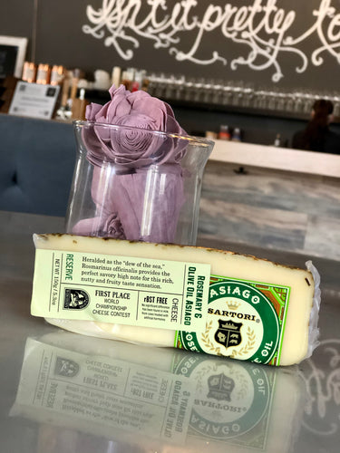Sartori Rosemary and Olive Oil Asiago, 5 oz.