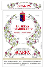 Scarpa "La Selva di Moirano" Vino da Tavola Rosso (Brachetto Secco), 2016