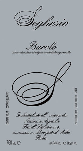 Seghesio Barolo, 2020
