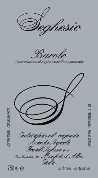 Seghesio Barolo, 2020